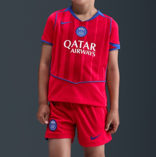 2025-26 PSG Kids Third Soccer Kits Shirt with Shorts